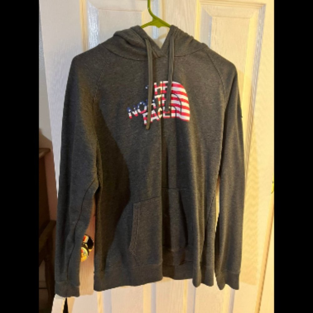 North Face American Flag hoodie
